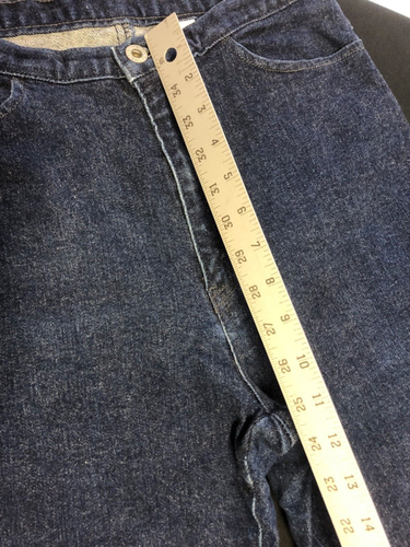 Women’s Levis Dry Goods Blue Jeans Indigo HIGH RISE RETRO JUNIORS SIZE 12 W 30 - Picture 10 of 17