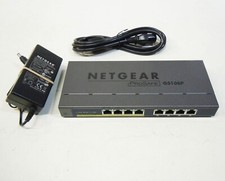 Netgear ProSafe 8-port Gigabit Switch 4-port PoE GS108P AC Adapter SHIP SAME DAY