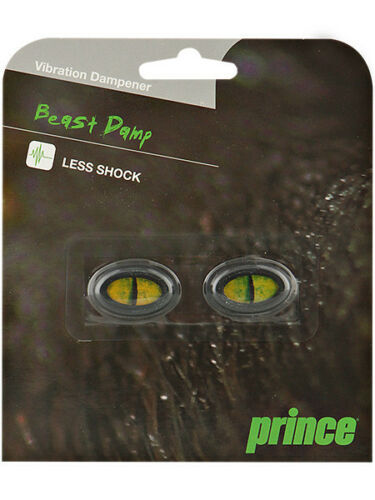 NEW Prince Beast Damp Vibration Dampener Tennis BLACK Dampner RARE 2 in pack - Picture 1 of 1