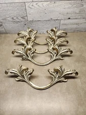 Vintage French Provencal Drawer Pulls MBC 4358 Set of 4 LG 6 5/8 in Mid Century 