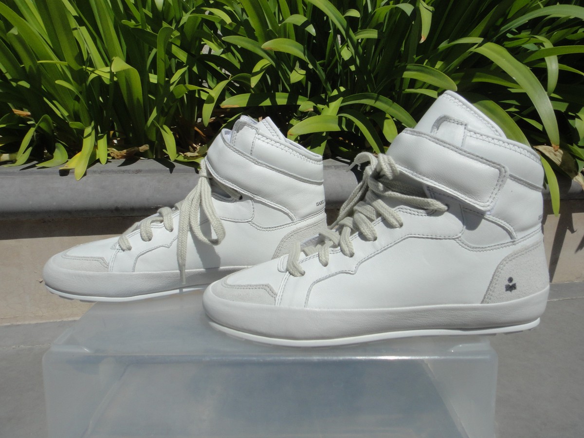 スニーカー Isabel Marant Sneakers & Slip-On White Isabel Marant Etoile BESSY HIP HOP Sneakers, White/Lt Grey
