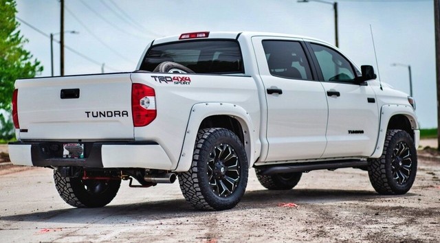 Painted Pocket Rivet Fender Flares For 14-19 Toyota Tundra Custom OE