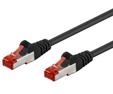 Intellinet Cavo di rete Patch in rame Cat. 6 Nero SFTP LSZH 7,5m