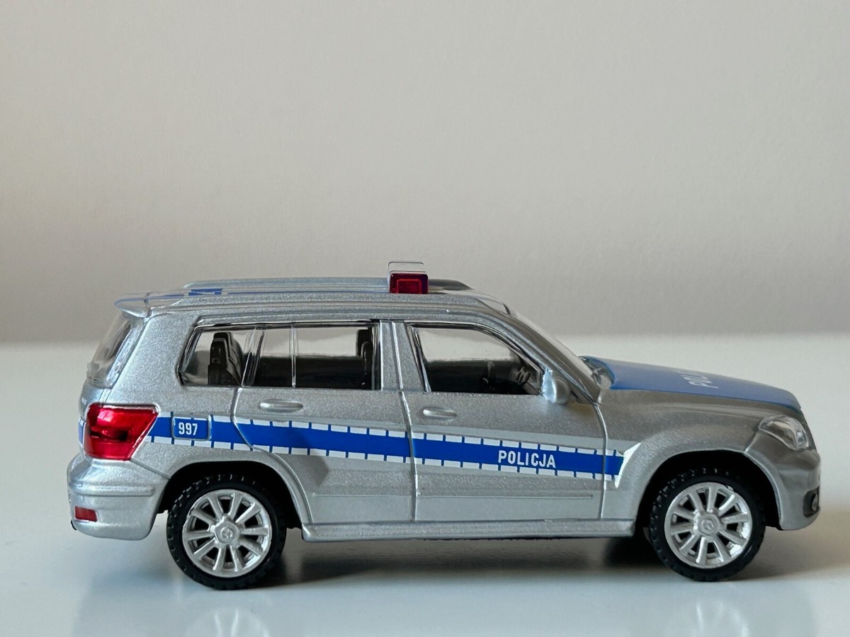Mercedes Benz GLK Germany/Polish Police Car Model Metal Diecast