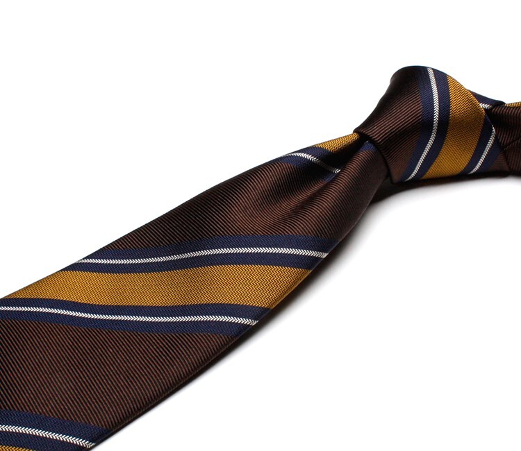 Franco Bassi tie Hand made in Italy (P09-3) Stripe pattern