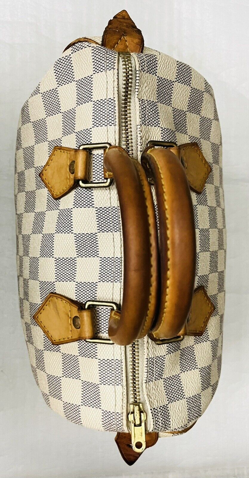 Louis Vuitton Damier Azur Speedy 25 Hand Bag N41534 LV Auth 42424  ref.934239 - Joli Closet