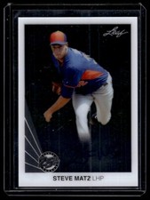2015 Leaf 25th Baseball 1990 Clear Auto Gray Steven Matz Auto New York Mets #SM1