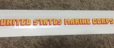 2 USMC -US Marine Corps Window Vinyl Cling Decal " United States Marine Corps "
