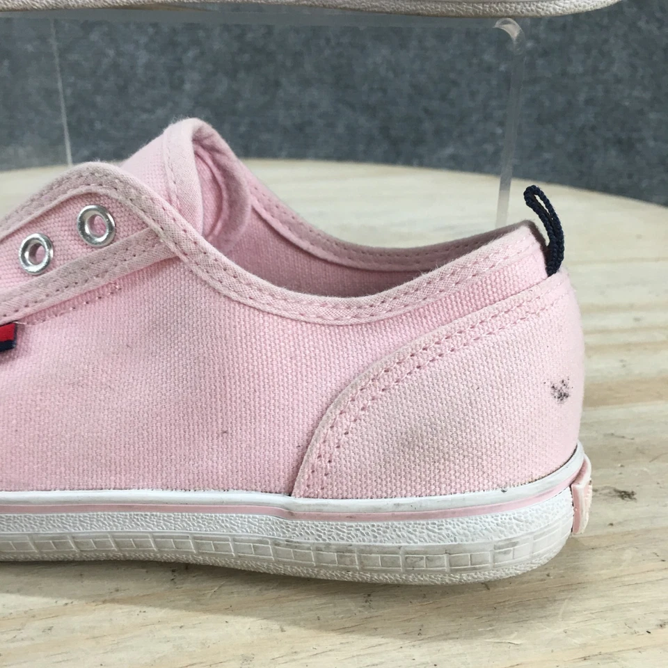 Tommy Hilfiger Zapatos Niños 2 Niñas Núcleo Sin Cordones Tenis Sin Cordones Tela Rosa Foto 3 de 4