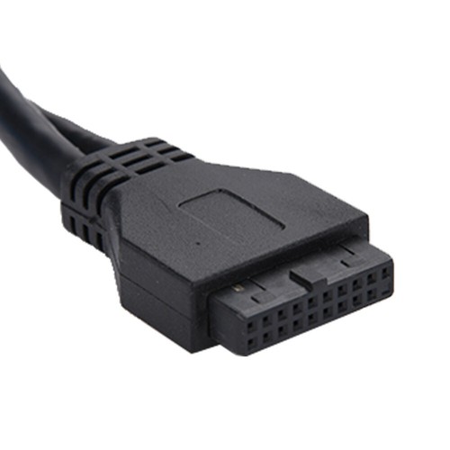 USB 3.0 Front Panel 3.5" 2-Port Hub to 20pin Connector for Floppy Bay Bracket EM - Bild 6 von 10