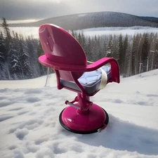 American Girl Truly Me Beauty Hair Salon Chair for 18" Dolls Pink Purple Clean