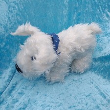 TCM Tchibo Westie Terrier Toni weiß 25 cm Werbefigur Stofftier Plüschtier