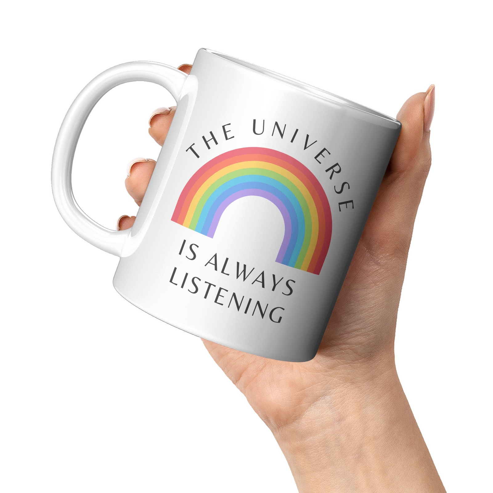 Universe Listening White Mug