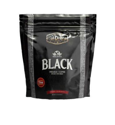 Premium Black Coffee with Reishi 70 mg Special Diets, No Sugar $1.16 x Sachet+++