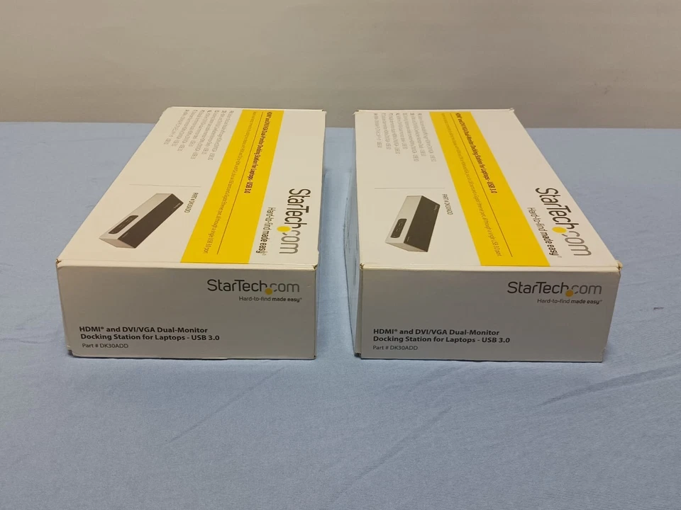 *LOT OF 2* StarTech HDMI and DVI/VGA Dual-Monitor Docking Station DK30ADD - Image 2 of 4