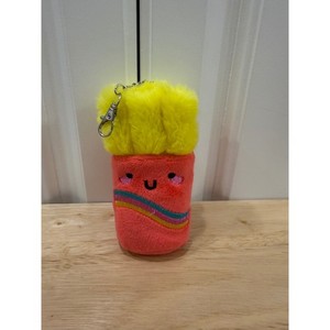 French Fries Plush Keychain 5"