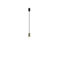 Elegante HäNgeleuchte Torry Glas Messing Ø6,5Cm E27 Pendelleuchte Esstisch KüChe