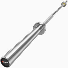 Olympic Barbell 7ft 45lb - 2 Inch Weight Bar for Strength Training