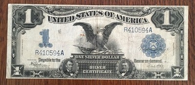 1899 $1 Black Eagle Silver Certificate *LOW 6 DIGIT SERIAL* Fr 236