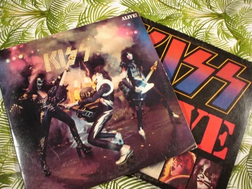 KISS  2 LP Lot - Alive!,  & Alive II   Buy it Now FREE Shipping