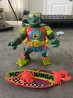 TMNT Teenage Mutant Ninja Turtles 1990 Mike, The Sewer Surfer Vintage Complete!