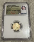 2016W GOLD $5 AMERICAN EAGLE 1/10 OZ CHICAGO CUBS WORLD SERIES NGC MINT STATE 70