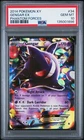 2014 POKEMON XY PHANTOM FORCES #34 GENGAR EX PSA 10