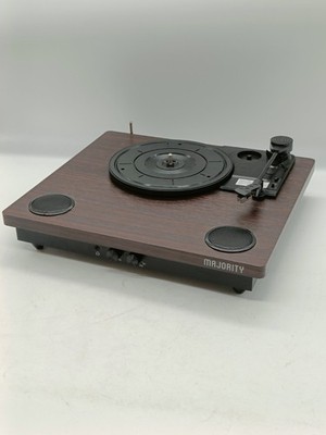 OHNE NADEL Majority Moto Plattenspieler Vinyl Plattenspieler Bluetooth USB Nussbaum LESEN