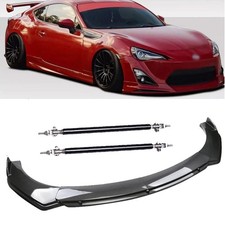 For Scion Frs Fr-s Carbon Fiber Look Front Bumper Lip Splitter Spoiler Strut Rod For Scion Frs Fr-s Carbon Fiber Look Front Bumper Lip Splitter Spoiler Strut Rod