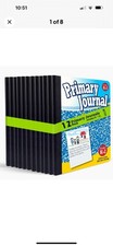 12 Primary Journal, Hardcover, Primary Composition Book Notebook - Grades K-2,
