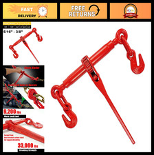 "5/16"-3/8" Chain Load Binder - 5,400Lbs Capacity, Heavy-Duty Tie Down for Truck