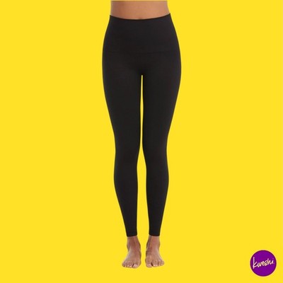 SPANX Look at Me Now Seamless Leggings Damen, Schwarz, UK 12-14 | EU 38-40