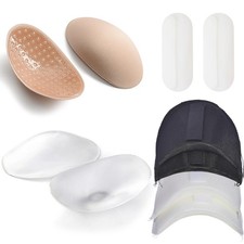 5 Pairs Silicone Shoulder Pads 1.6CM Sewing Clothes Sponge Foam Enhancer