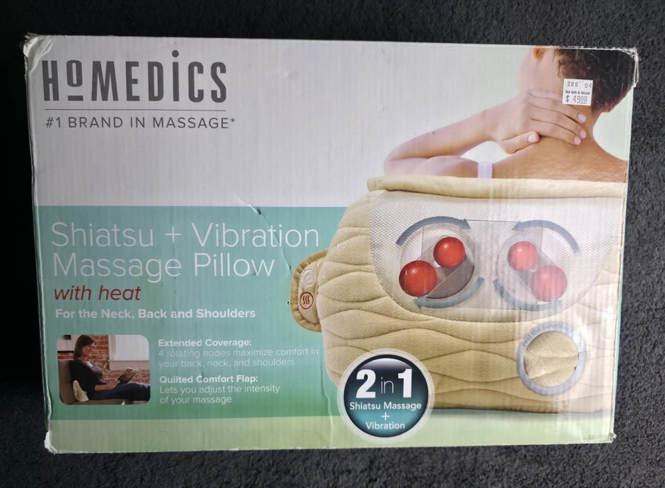 Homedics шиацу + вибромассаж подушка модель SP-25HB - Изображение 4 из 4