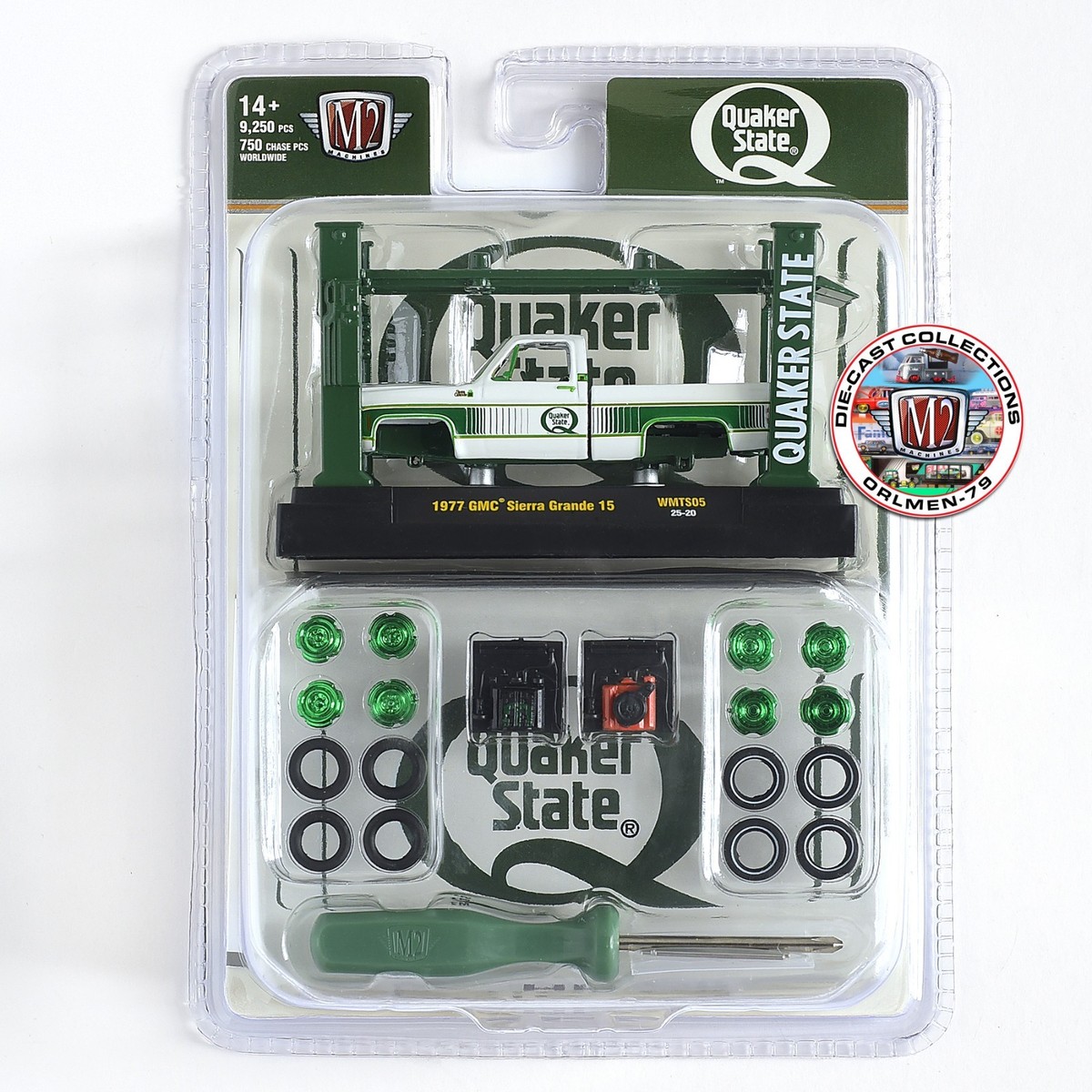 2025 M2 Machines Model Kit Chase Quaker State 1977 GMC Sierra