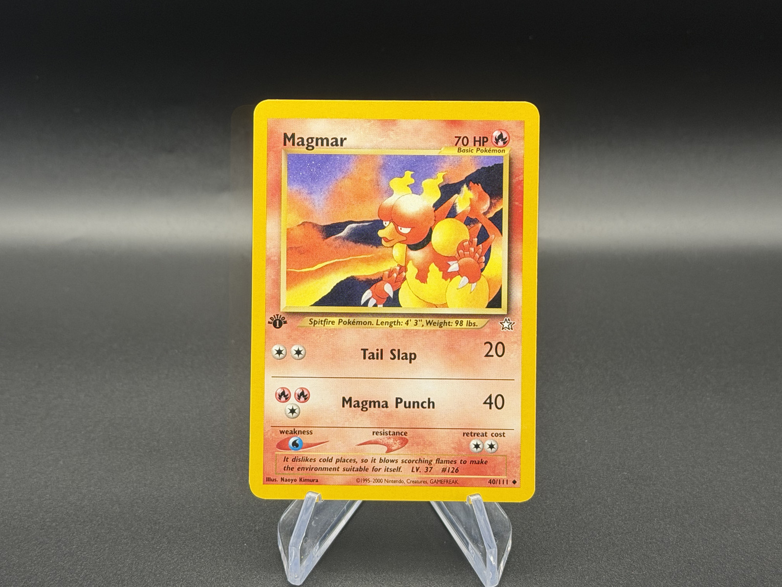 Magmar - 1st Edition - 40/111 Neo Genesis - Pokémon TCG - 2000