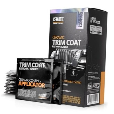  Ceramic Trim Coat Kit - Quick Plastic Trim Restorer - CERAKOTE TRIM COAT