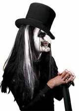 Gothic Jester Scary Clown Fancy Dress Halloween Costume Makeup Latex Prosthetic