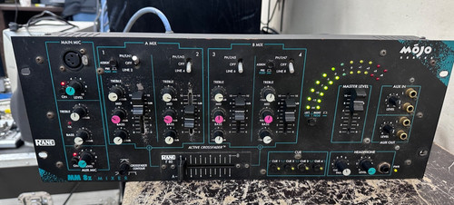 Rane Mojo MM8Z DJ Mixer w/RS-1 Power Supply - Working #1 - READ