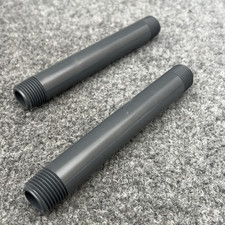 Lot Of 2 - 1/2 x 6 PVC Sch Pipe Nipple 882-060 New Other