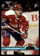 1991-92 Stadium Club Nick Kypreos Washington Capitals #307B