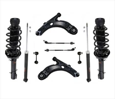 Front Struts Shocks Control Arms BJ Tie Rods Links for 98-10 Beetle 12 Pcs