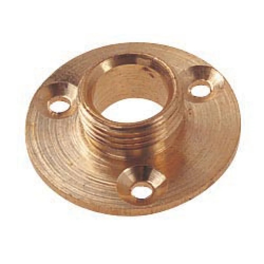 Lamp Holders And Adaptor 1/2"" Brass Backplate Lyvia Electrical 1115