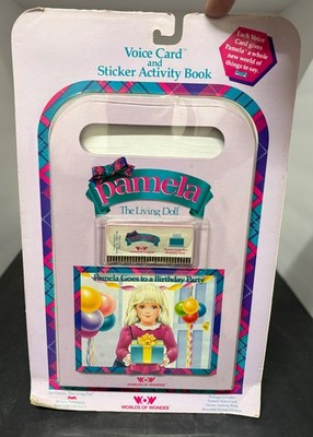 1989 Worlds of Wonder Pamela Goes to a Birthday Party voice card NRFB
