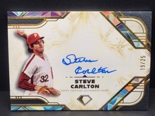 2025 Topps Diamiond Icons Steve Carlton No. DIA-SC /25 Auto