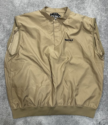 #ad Zero Restriction Men’s Vest Sleeveless Golf Outerwear 1 4 Snap 2XL Pullover USA $9.99