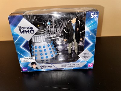 Doctor Who Figure Set Second Doctor with Emperor Dalek Evil of the Daleks TRU