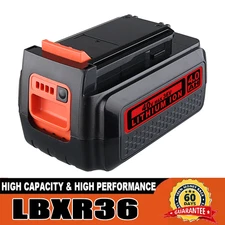 40 Volt 4.0Ah Lithium Battery for Black and Decker 40V Max LBX2040 LBXR36 LSW36