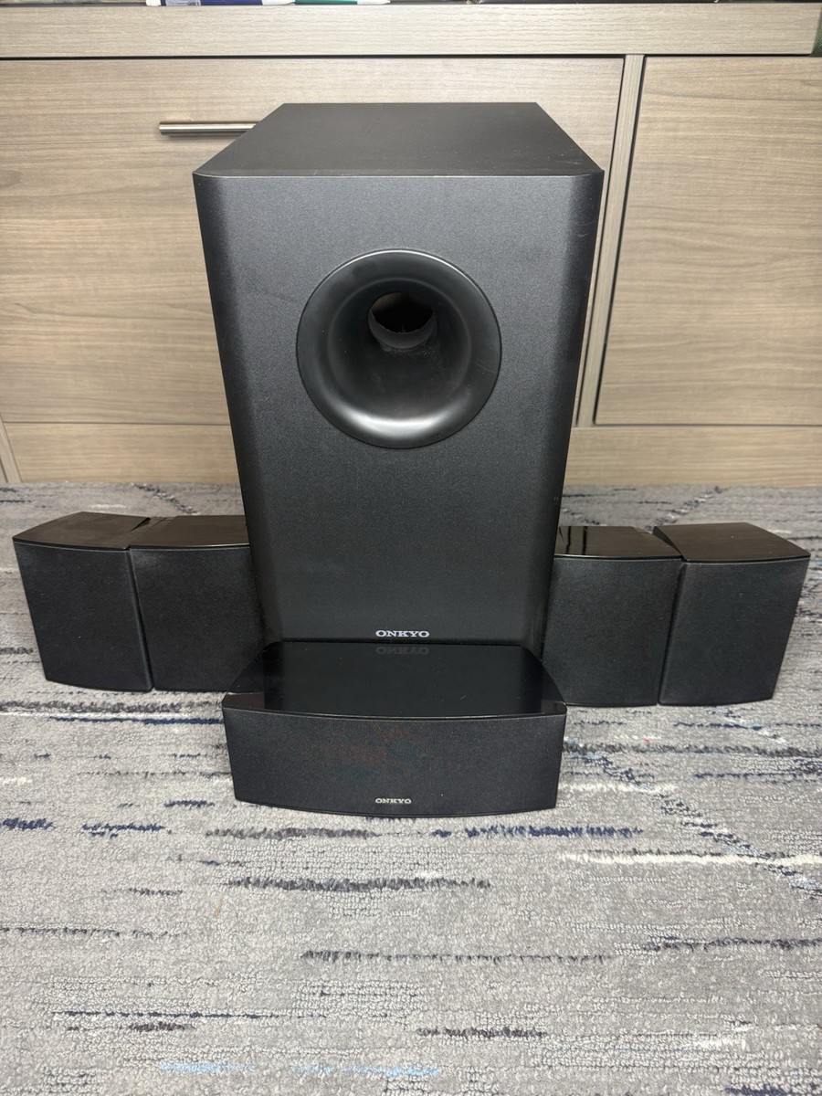Onkyo Surround Sound Home Theater Speaker Set With Subwoofer SKW