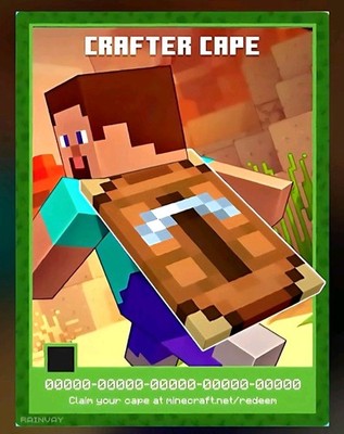 Minecraft Crafter Cape - Exclusive TwitchCon 2026 Item